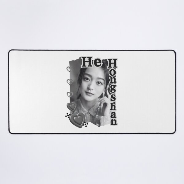 Item preview, He Hongshan (何泓姗) Chinese Actress Art Chinese Celebrity Illustration Black and White Collage Digital Art Portrait designed and sold by AJUNICE STUDIO.