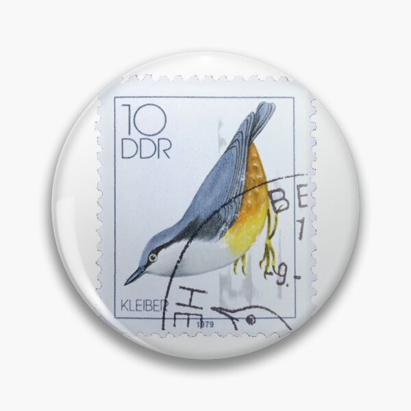 Item preview, Vintage DDR Kleiber Bird Rare Postage Stamp designed and sold by red-amber65.