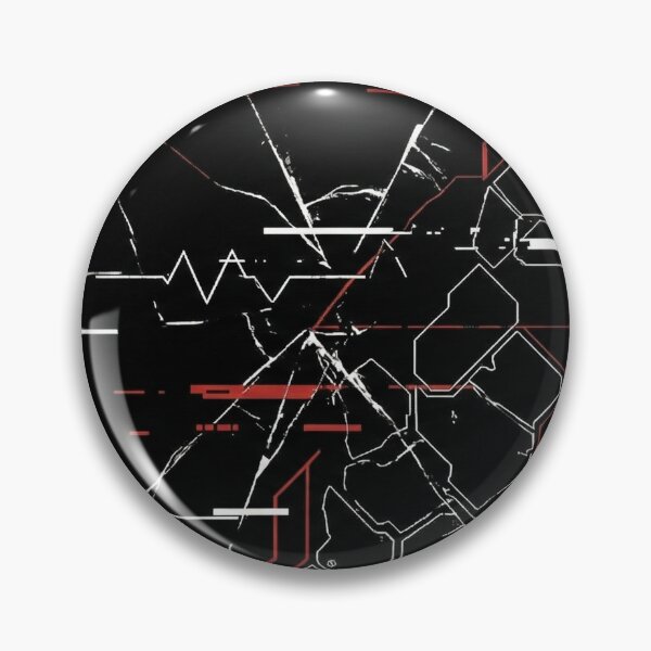 Item preview, Cyberpunk Circuit Board Glitch Art Illustrating the Militech Blackwall Protocol in a Dark Futurist Sci-Fi Tech Style with Fragmented Data Imagery designed and sold by Ledar48.