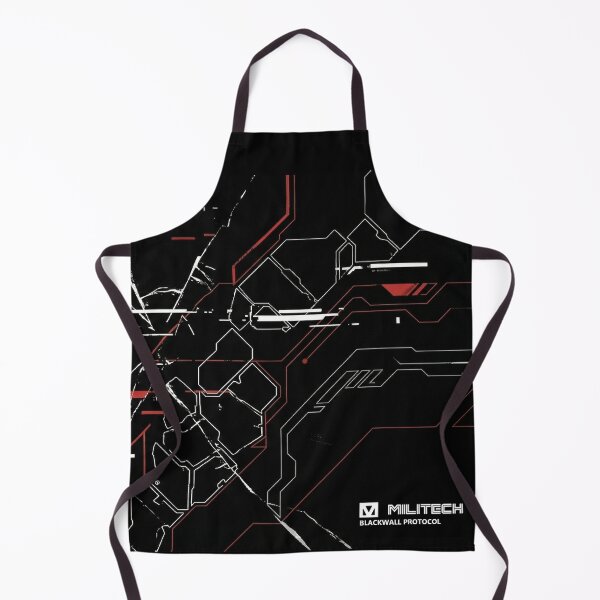 Item preview, Cyberpunk Circuit Board Glitch Art Illustrating the Militech Blackwall Protocol in a Dark Futurist Sci-Fi Tech Style with Fragmented Data Imagery designed and sold by Ledar48.