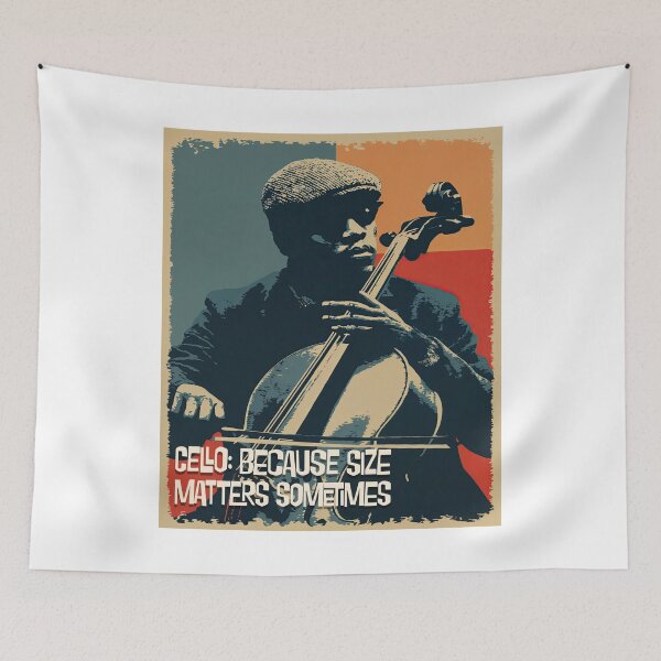 Item preview, Cello Swagger: Vintage Vibes with Musical Punch designed and sold by ForeverPrintsOK.
