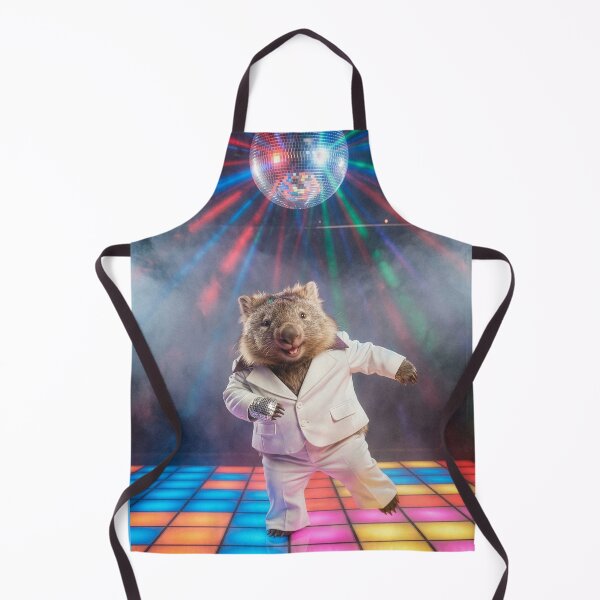 Item preview, Wombat Caught the Disco Fever designed and sold by Tridentulus.