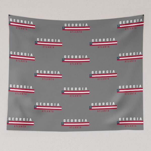 Item preview, Georgia Flag & Atlanta State Pride - Bold Minimalist Design designed and sold by mashmosh.