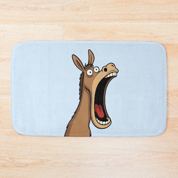 Item preview, Screaming Horse Cartoon – Funny Shocked Horse Illustration designed and sold by Ivy-Triggs.