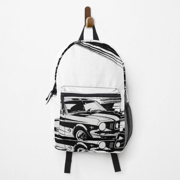 Item preview, FORD MUSTANG Classic Muscle Car in Black & White designed and sold by ClassicMotion.