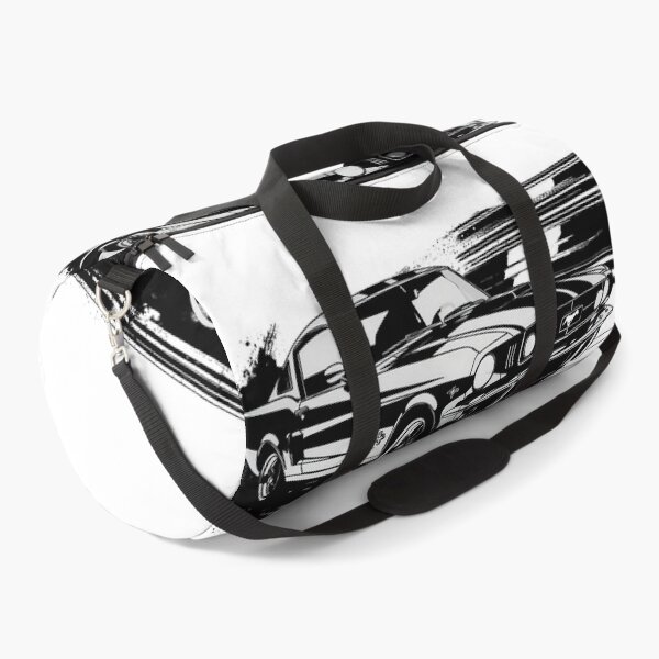 Item preview, FORD MUSTANG Classic Muscle Car in Black & White designed and sold by ClassicMotion.