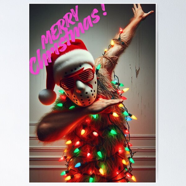 Item preview, "Merry Maskmas: Dabbing Through the Christmas Mayhem" designed and sold by Print Fiction.