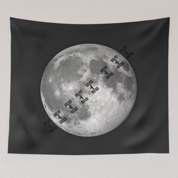Item preview, International Space Station (ISS) Lunar Transit Sequence designed and sold by Ledar48.