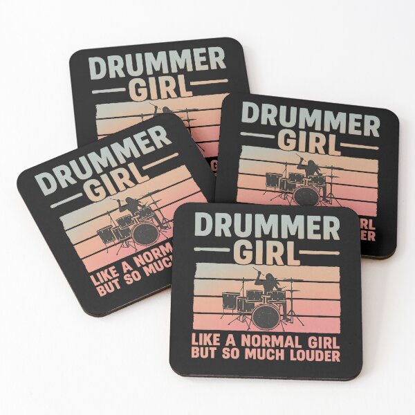 Item preview, Best Drummer Girl Art For Women Drumming Percussion Drumsd designed and sold by hemagamo.