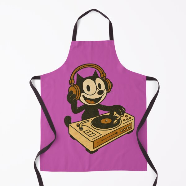 Item preview, FELIX CAT DJ VINTAGE WITH AUDIO HEADPHONES designed and sold by infinitearte.