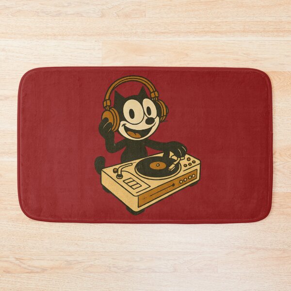 Item preview, FELIX CAT DJ VINTAGE WITH AUDIO HEADPHONES designed and sold by infinitearte.