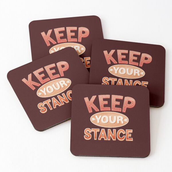 Item preview, Keep Your Stance | Conviction, Integrity & Hold Your Ground Motivation Design designed and sold by Maltachi Designs.