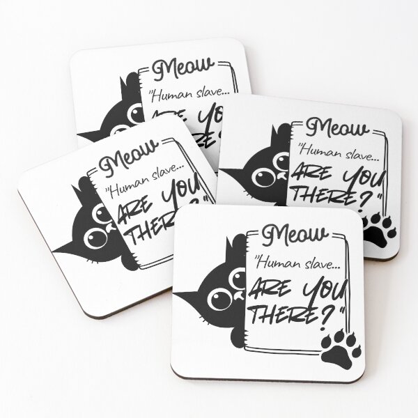 Item preview, “Are You There? – Curious Minimalist Cat” designed and sold by sugarcandystick.