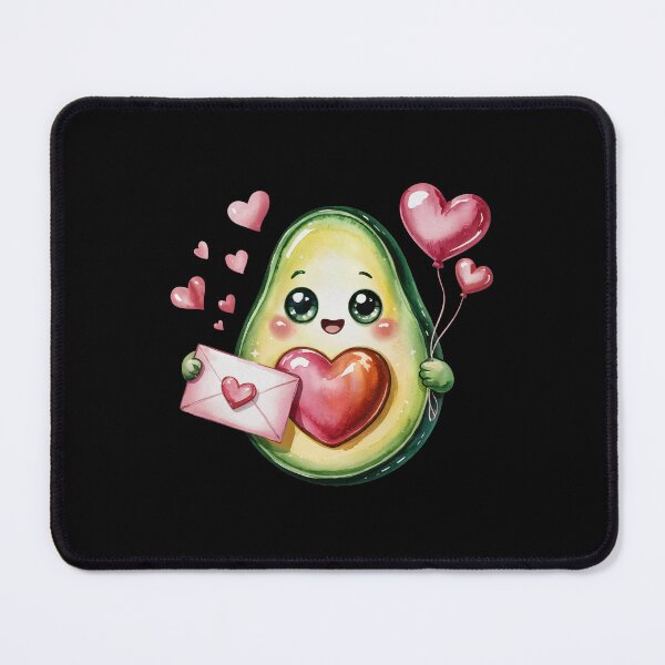 Item preview, Valentines Avocado with Heart Balloons designed and sold by jkrphoto.