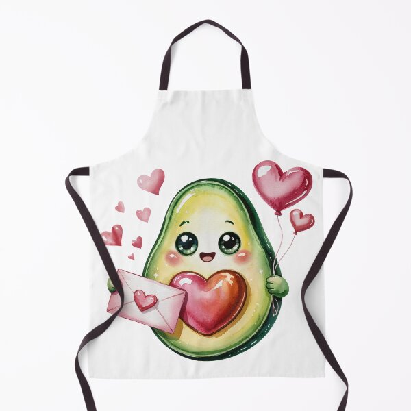 Item preview, Valentines Avocado with Heart Balloons designed and sold by jkrphoto.
