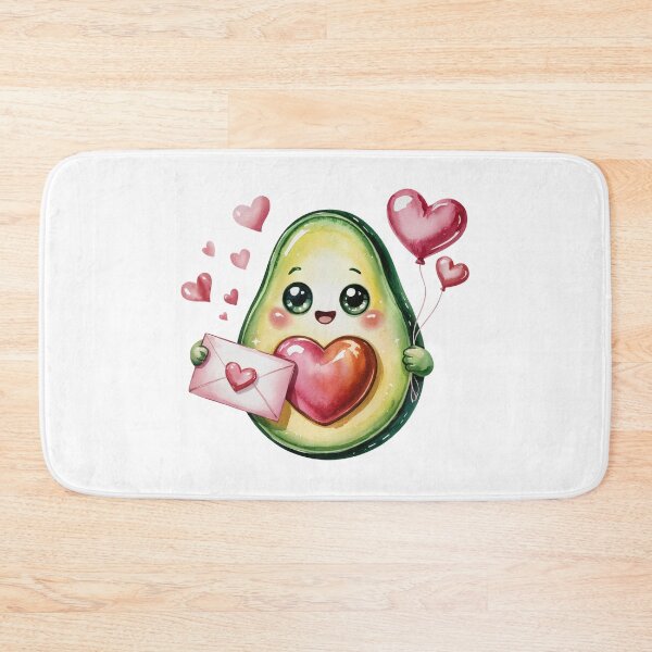 Item preview, Valentines  Avocado with Heart Balloons designed and sold by jkrphoto.