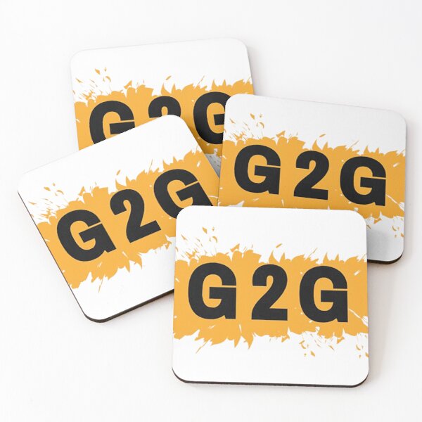 Item preview, G 2 G (Got To Go) Textart Design for Home Art & Apparel designed and sold by MilabArt.