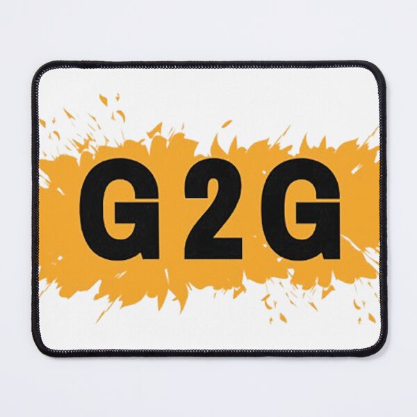 Item preview, G 2 G (Got To Go) Textart Design for Home Art & Apparel designed and sold by MilabArt.