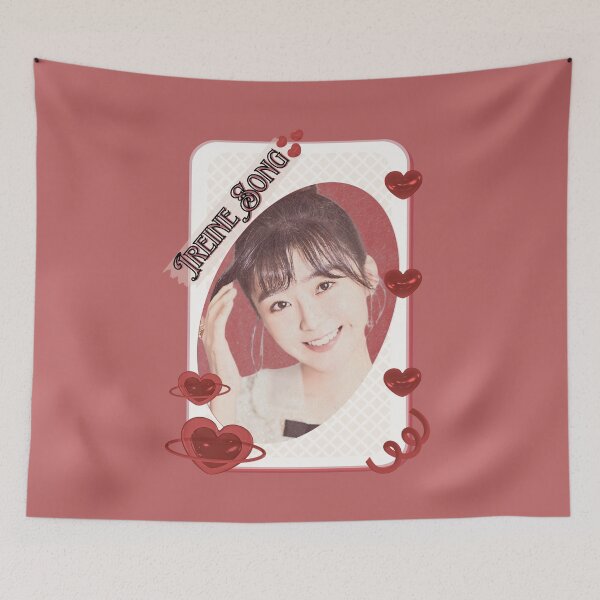 Item preview, Ireine Song – Song Yiwen (宋伊人) Portrait Chinese Actress Art Chinese Celebrity Illustration portrait illustration Red Aesthetic Collage Design designed and sold by AJUNICE STUDIO.