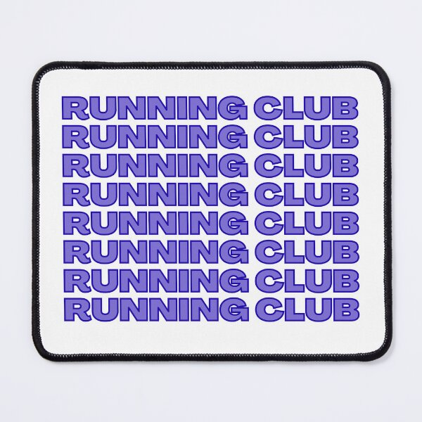 Item preview, Running Club Bold Repeated Text Design designed and sold by Fullspace.