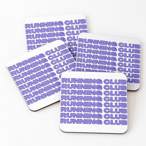 Item preview, Running Club Bold Repeated Text Design designed and sold by Fullspace.