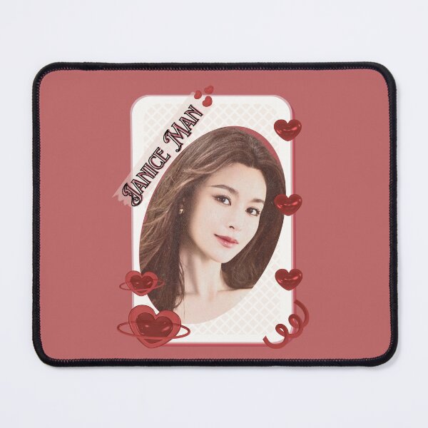 Item preview, Janice Man (万绮雯) Portrait Chinese Actress Art Chinese Celebrity Illustration portrait illustration Red Aesthetic Collage Design designed and sold by AJUNICE STUDIO.