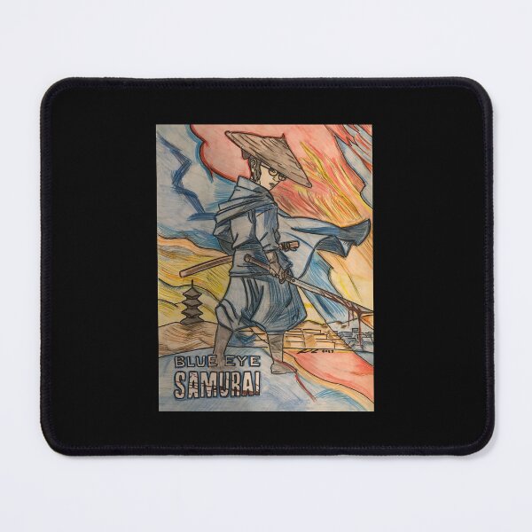 Item preview, B1ue E*Y*E Samurai Fan Art designed and sold by daniellee721.