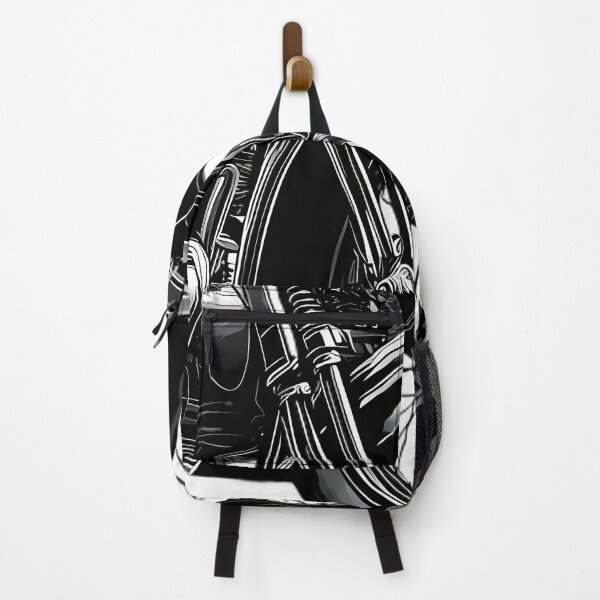 Item preview, Vintage Classic Motorcycle Black White Illustration designed and sold by DrawDrip.