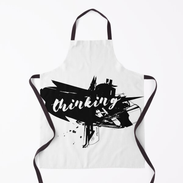 Item preview, Thinking – Abstract Ink Splash Typography | by PlayWork designed and sold by PlayWork.