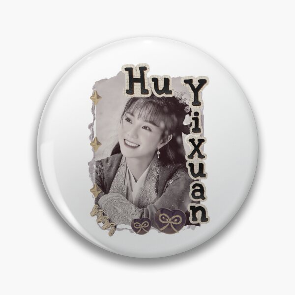 Item preview, Hu Yixuan (胡意旋) Chinese Actress Art Chinese Celebrity Illustration Scrapbook Collage Cozy Y2K Vintage Design designed and sold by HELL0WBELLO.