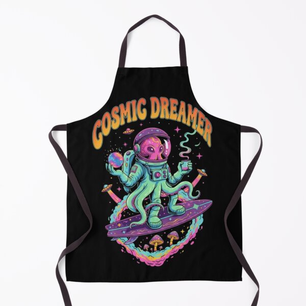 Item preview, Cosmic Dreamer Octopus – Psychedelic Space Surfer Art designed and sold by Dogandesighn.