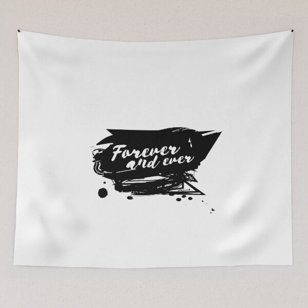 Item preview, Forever and Ever – Expressive Ink Splash Typography | by PlayWork designed and sold by PlayWork.