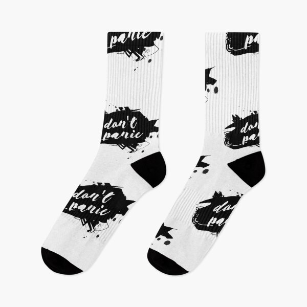Item preview, Don’t Panic – Bold Ink Splash Typography | by PlayWork designed and sold by PlayWork.