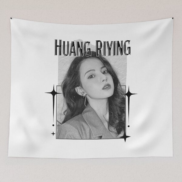 Item preview, Huang Riying (黄瑞莹) Chinese Actress Art Chinese Celebrity IllustrationScrapbook Collage Cozy Y2K Vintage Design designed and sold by HELL0WBELLO.