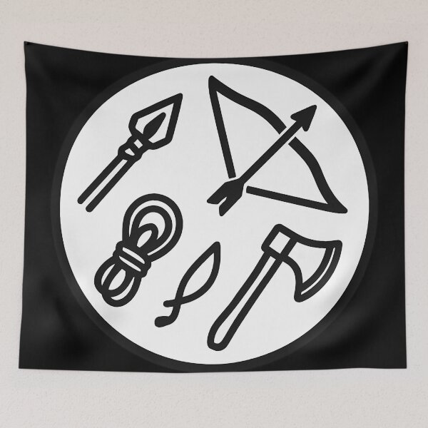 Item preview, Primitive Survival Tools Emblem designed and sold by Tactical Override.