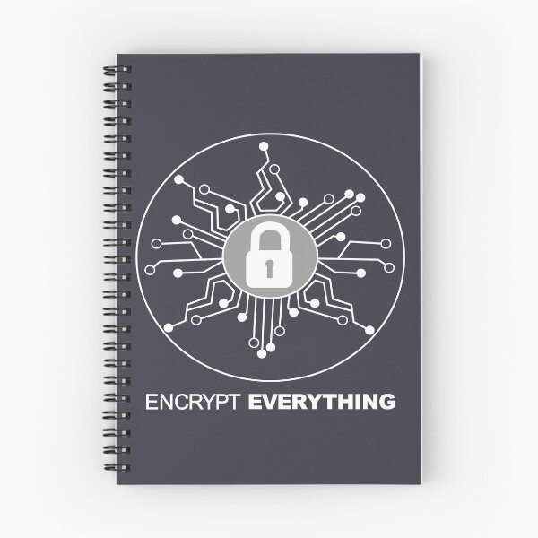 Item preview, Encrypt Everything – Cybersecurity Padlock Circuit Design designed and sold by VoglR.