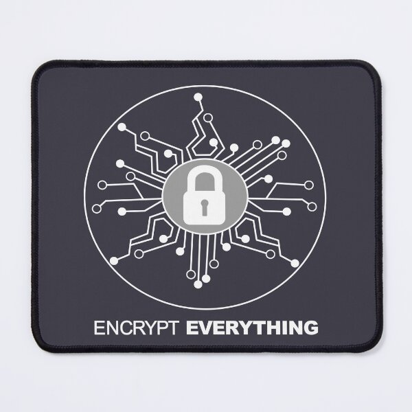 Item preview, Encrypt Everything – Cybersecurity Padlock Circuit Design designed and sold by VoglR.