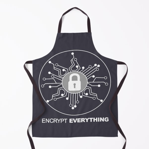 Item preview, Encrypt Everything – Cybersecurity Padlock Circuit Design designed and sold by VoglR.