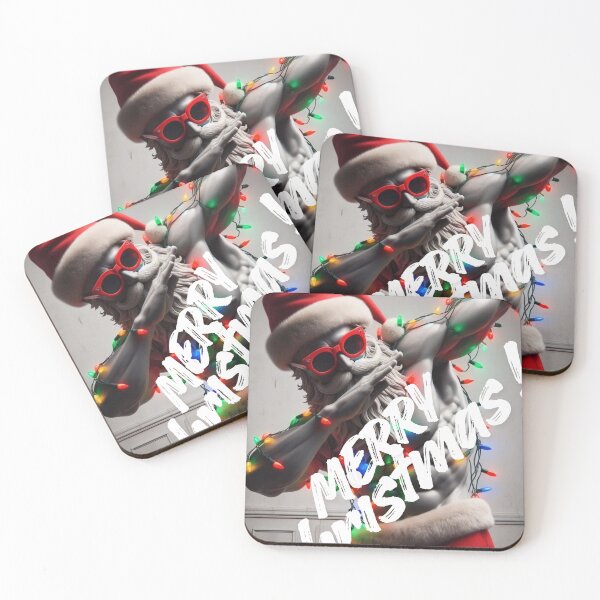 Item preview, "Merry Flexmas: Santa Dabs with Power and Peppermint" designed and sold by Print Fiction.