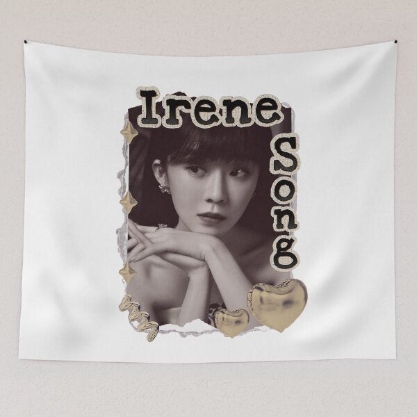 Item preview, Ireine Song – Song Yiwen (宋伊人) Chinese Actress Art Chinese Celebrity Illustration Scrapbook Collage Cozy Y2K Vintage Design designed and sold by HELL0WBELLO.