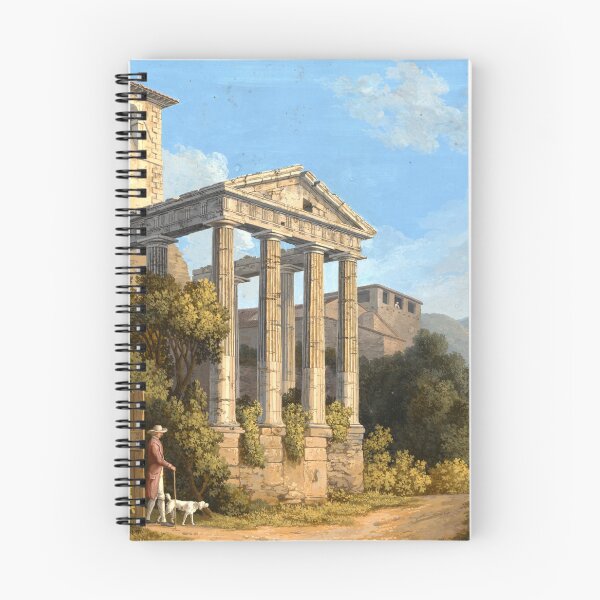 Item preview, The Temple of Hercules in Cori near Velletri by Jakob Philipp Hackert designed and sold by AngyDesigns49.