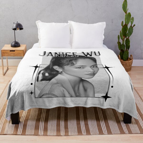 Item preview, Janice Wu – Wu Qian (吴倩) Chinese Actress Art Chinese Celebrity IllustrationScrapbook Collage Cozy Y2K Vintage Design designed and sold by HELL0WBELLO.