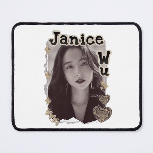 Item preview, Janice Wu – Wu Qian (吴倩) Chinese Actress Art Chinese Celebrity Illustration Scrapbook Collage Cozy Y2K Vintage Design designed and sold by HELL0WBELLO.
