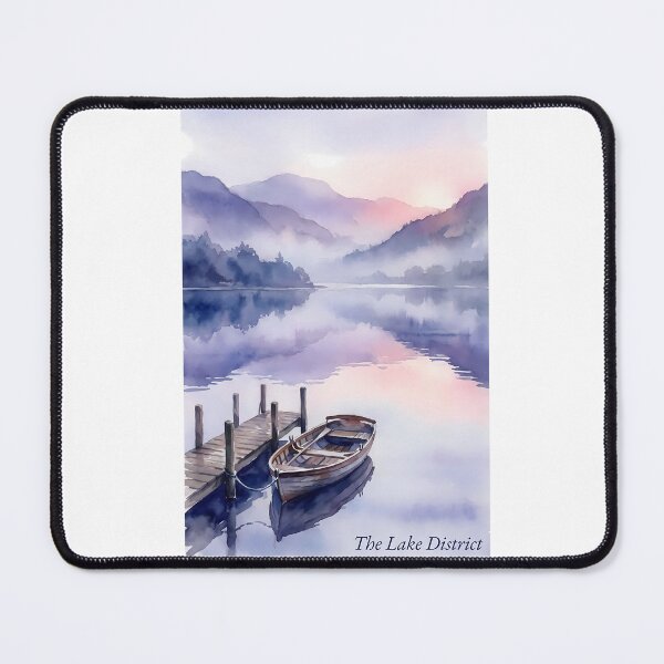 Item preview, Lake Windermere Watercolor - The Lake District National Park Art designed and sold by Digital Dreams Arts.