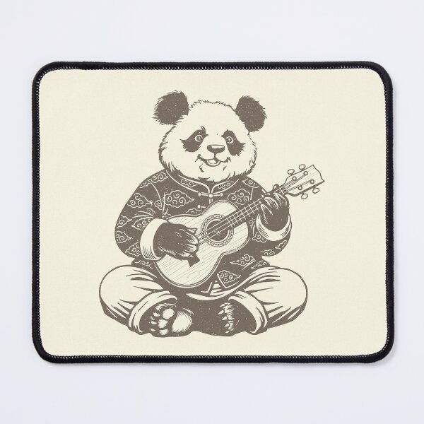 Item preview, Panda Playing Ukulele Music Lover Animal   designed and sold by Y-Vibes.