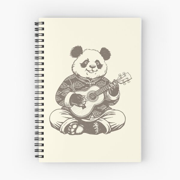 Item preview, Panda Playing Ukulele Music Lover Animal   designed and sold by Y-Vibes.