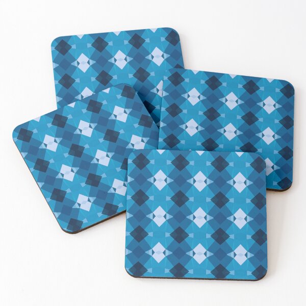 Item preview, Cute Blue Mandala Geometry Shape Triangles Blue designed and sold by RoyalStarsPatts.