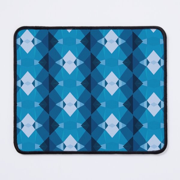 Item preview, Cute Blue Mandala Geometry Shape Triangles Blue designed and sold by RoyalStarsPatts.
