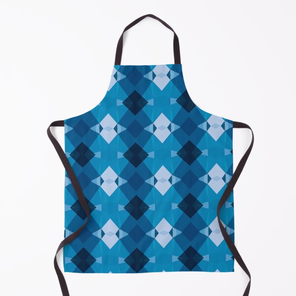 Item preview, Cute Blue Mandala Geometry Shape Triangles Blue designed and sold by RoyalStarsPatts.