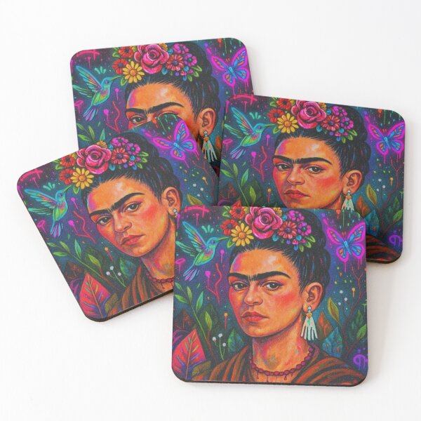 Item preview, Neon Floral Self-Portrait - Electric Pop Art Interpretation designed and sold by ThanksForToday.